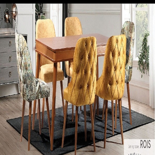 ست میز و صندلی ناهار خوری چوبی رویس | کارما چوب استور